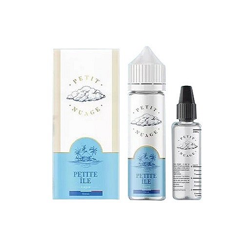 Petite Île Petit Nuage 60ml + Fiole Vide 30ml Graduée