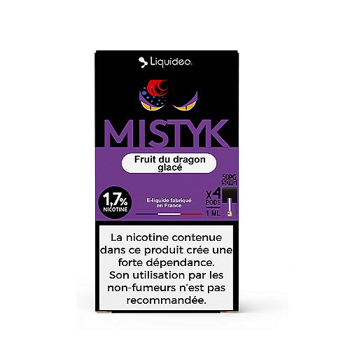 Pack de 4 Pods de 1ml Mistyk W Pod (W Cig) 20mg