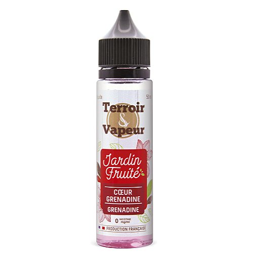 Cœur Grenadine Jardin Fruité Terroir & Vapeur 50ml
