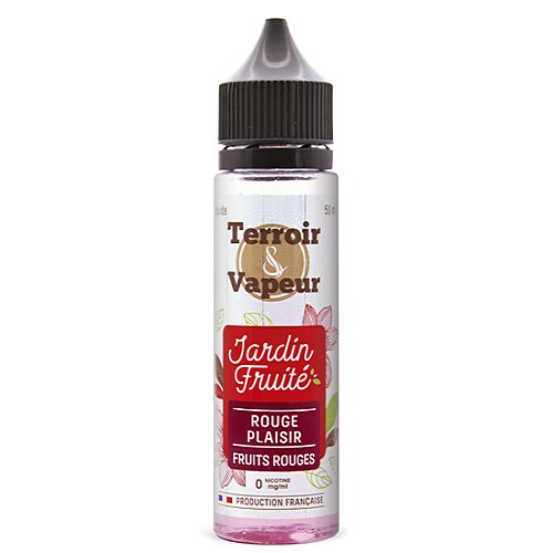 Rouge Plaisir Jardin Fruité Terroir & Vapeur 50ml