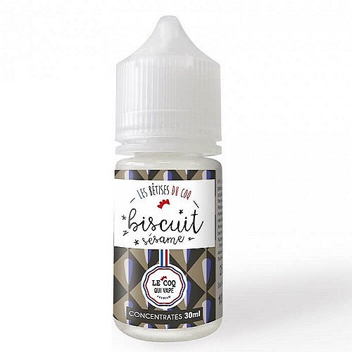 Biscuit Sésame Concentré Le Coq Qui Vape Premium 30ml