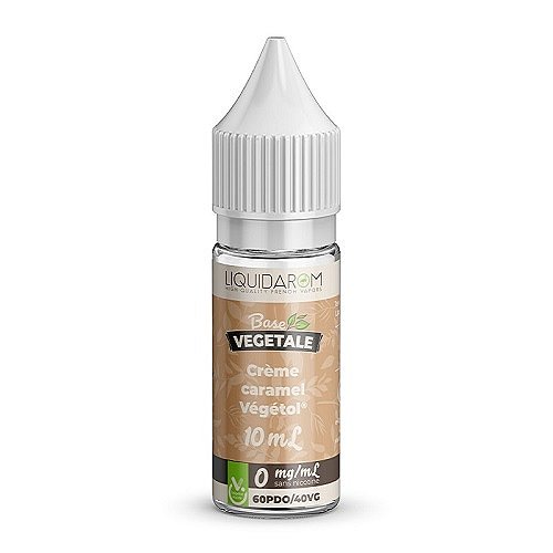 Crème Caramel Base Végétale By Liquidarom 10ml