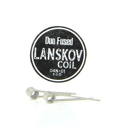 Boite de 2 coils Duo Fused 0.4ni+0.1ni 0.15ohm Lanskov