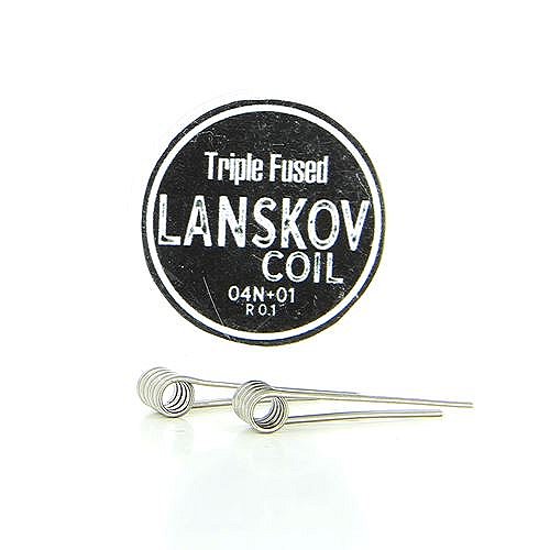 Boîte de 2 coils Triple Fused 0.4ni+0.1ni 0.1ohm Lanskov