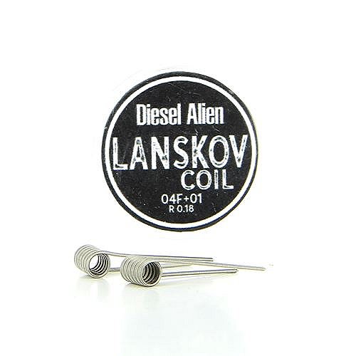 Boîte de 2 coils Alien Diesel 0.4f+0.1ni 0.18ohm Lanskov