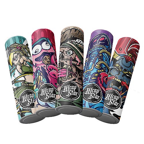 Pack de 4 Wraps Accu 18650 Wrap Star Co