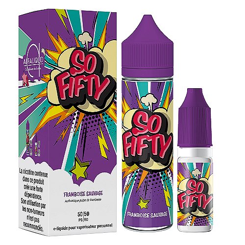 Pack 50ml + 10ml Framboise Sauvage So Fifty Alfaliquid - 03mg