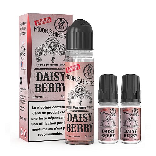 Pack 40ml + 2x10ml Daisy Berry Moonshiners - 06mg
