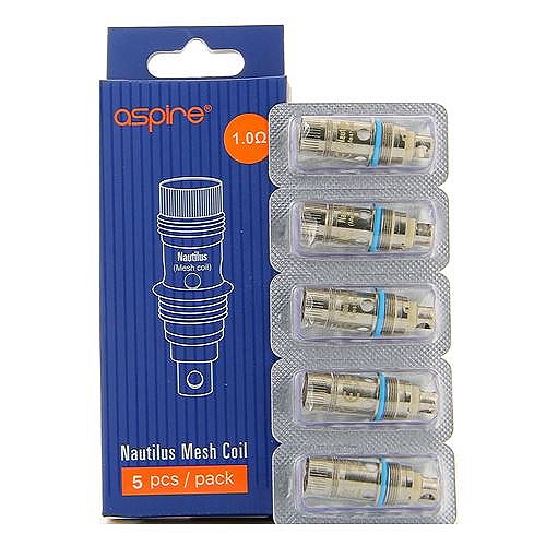 Pack de 5 resistances Mesh 1ohm Nautilus Aspire