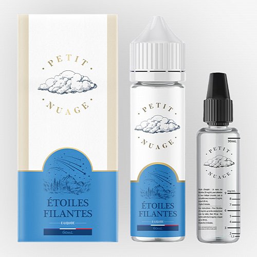 Étoiles Filantes Petit Nuage 60ml + Fiole Vide 30ml Graduée