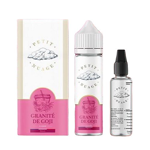 Granité De Goji Petit Nuage 60ml + Fiole Vide 30ml Graduée