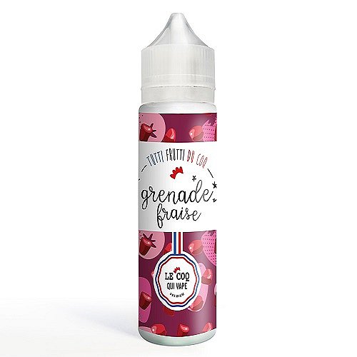 Grenade Fraise Le Coq Qui Vape Premium 50ml