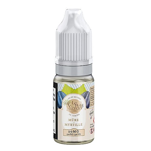 Mûre Myrtille Nic Salt Le Petit Verger 10ml