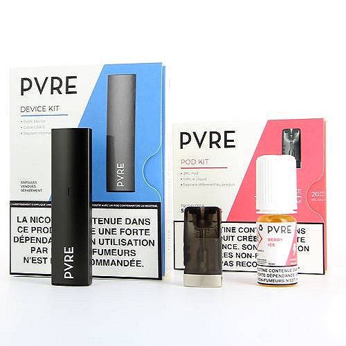 Pack PVRE Pod T-Juice (Kit + Pod 2ml + e-liquide 10ml 20mg)