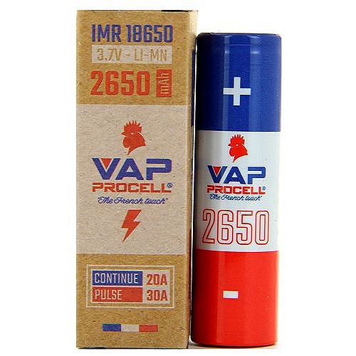 Accu 30A 18650 2650mah IMR Vap Procell