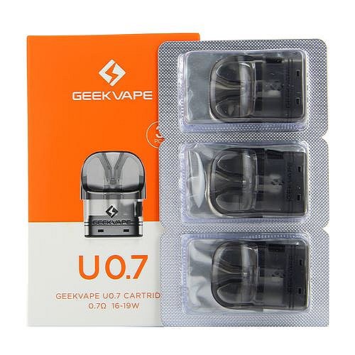 Pack de 3 Pods 2ml + résistance série U GeekVape