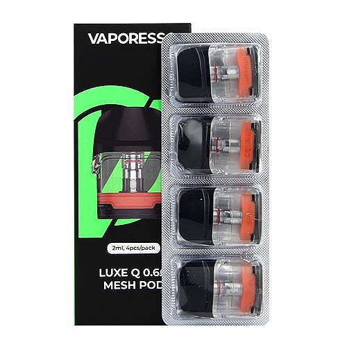Pack de 4 pods 2ml + résistance Luxe Q Corex Vaporesso