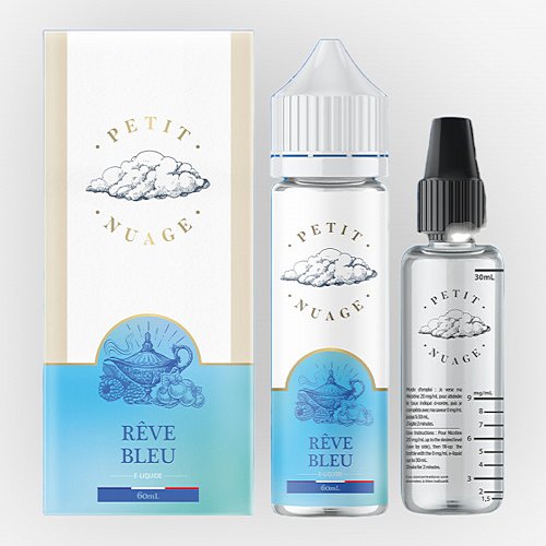 Rêve Bleu Petit Nuage 60ml + Fiole Vide 30ml Graduée