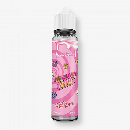 Ice Cream Fraise Wpuff Flavors Liquideo 50ml