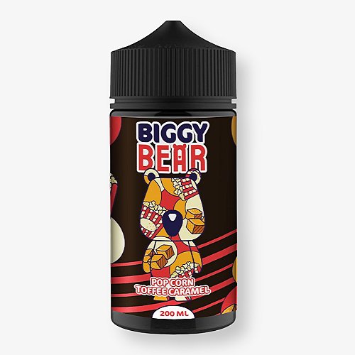 Popcorn Toffee Caramel Biggy Bear 200ml