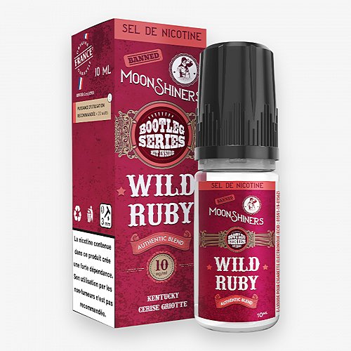 Wild Ruby Nic Salt Authentic Blend Moonshiners 10ml