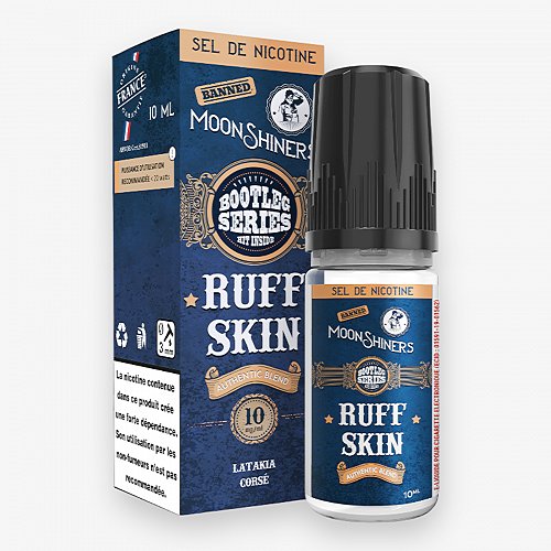 Ruff Skin Nic Salt Authentic Blend Moonshiners 10ml