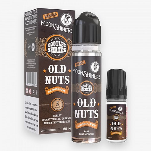 Pack 50ml + 10ml Old Nuts Authentic Blend Moonshiners - 03mg