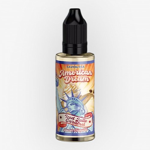 Iced Latte Caramel Concentré American Dream Savourea 30ml
