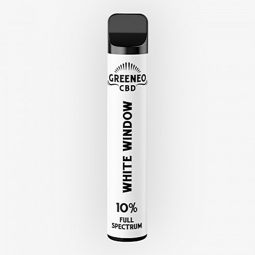 Pod Jetable Greeneo CBD 700 White Window 3ml 10%
