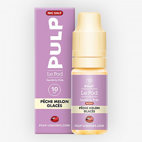 Pêche Melon Glacés Nic Salt Le Pod Liquide Pulp 10ml