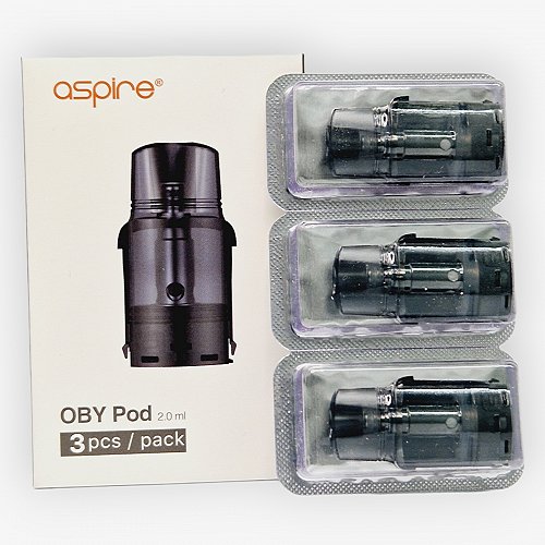 Pack de 3 pods 2ml + résistance Mesh 1.2ohm Oby Aspire