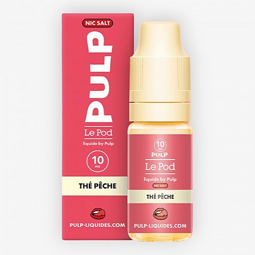 Thé Pêche Nic Salt Le Pod Liquide Pulp 10ml