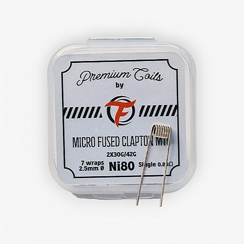 Pack de 10 coils Micro Fused Clapton MTL NI 80 2*30G/42G Fumytech