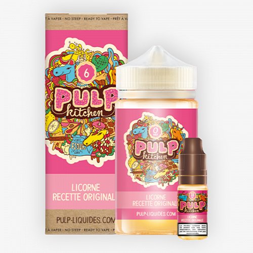 Pack 200ml + 10ml Licorne Recette Originale Pulp Kitchen - 03mg