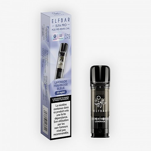 Pack de 2 Cartouches Pods ELFA Pro 2ml 10mg ElfBar