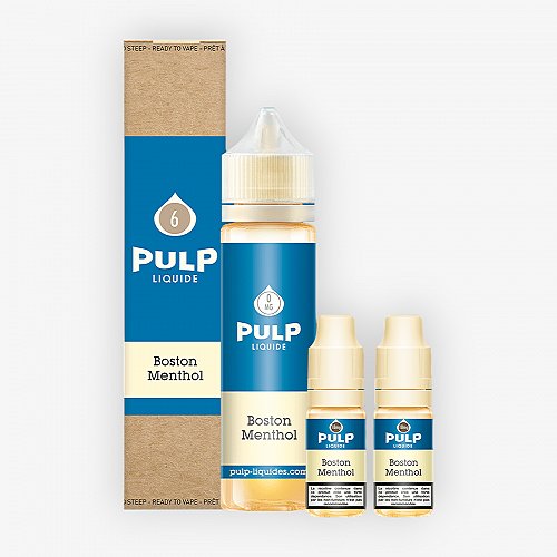 Pack 40ml + 2x10ml Boston Menthol Pulp - 06mg