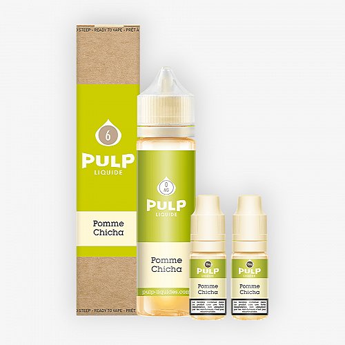 Pack 40ml + 2x10ml Pomme Chicha Pulp - 06mg