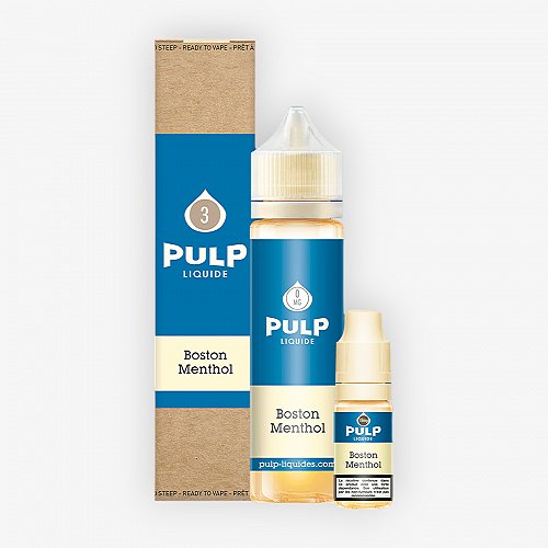 Pack 50ml + 10ml Boston Menthol Pulp - 03mg