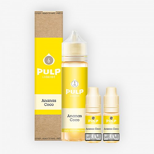 Pack 40ml + 2x10ml Ananas Coco Pulp - 06mg