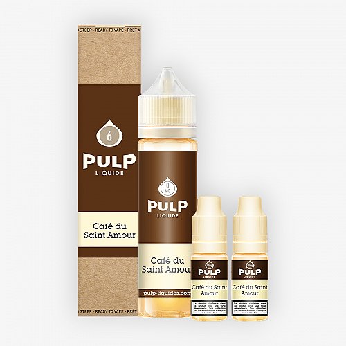 Pack 40ml + 2x10ml Café Du Saint Amour Pulp - 06mg