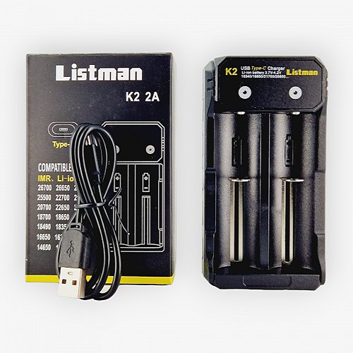 Chargeur K2 2A USB Type-C Listman