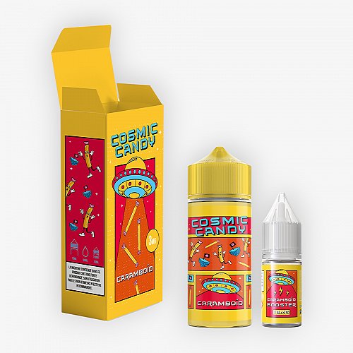 Pack 50ml + 10ml Caramboid Cosmic Candy - 03mg