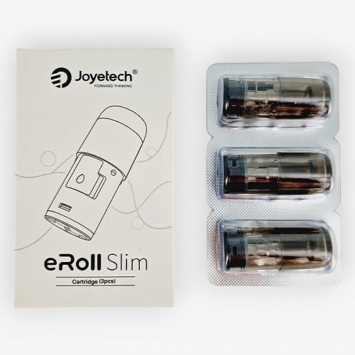 Pack de 3 cartouches 2ml 1ohm eRoll Slim Joyetech