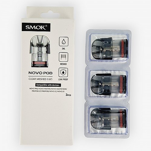 Pack de 3 pods Meshed Novo Pro Smoktech