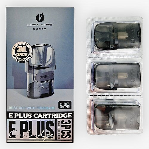 Pack de 3 Pods + résistance E-Plus Lost Vape