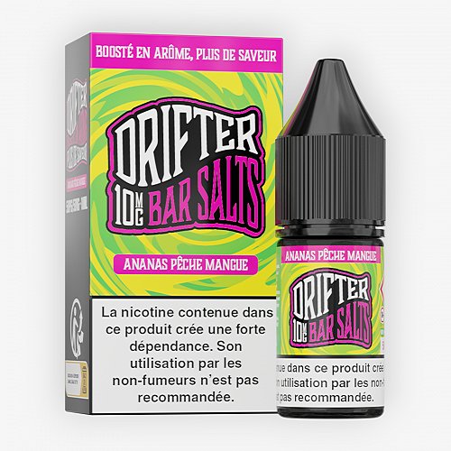 Ananas Pêche Mangue Nic Salt Bar Salts Drifter 10ml