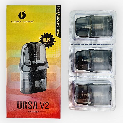 Pack de 3 Pods + résistance Ursa Nano Pro 2 Lost Vape