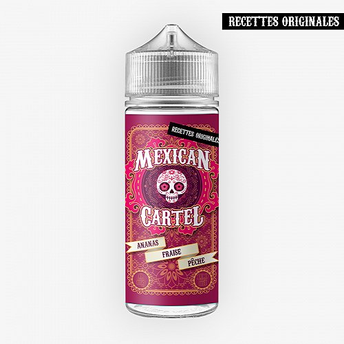 Ananas Fraise Pêche Mexican Cartel 100ml