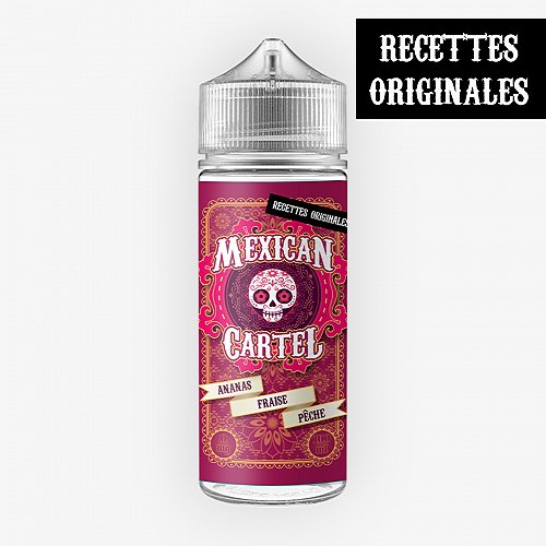 Ananas Fraise Pêche Mexican Cartel 100ml