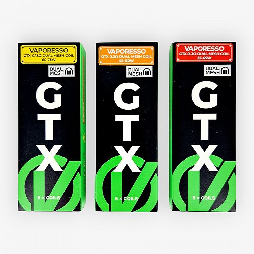 Résistances GTX-4 Dual Mesh Vaporesso